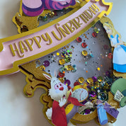 File di taglio digitale Shaker Cake Topper Alice In Wonderland per Silhouette Cameo e Cricut